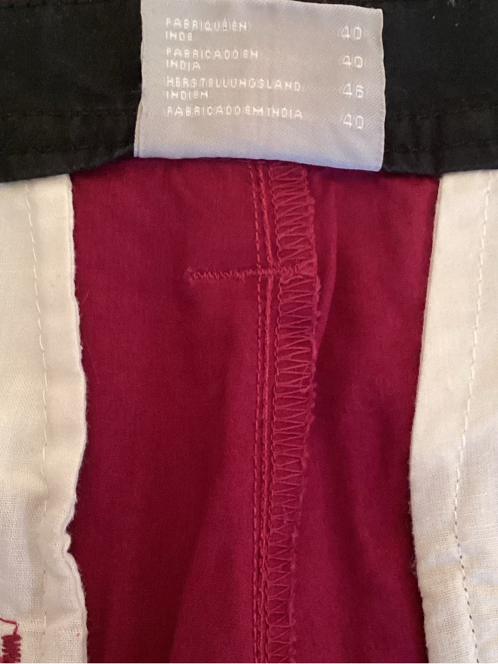 Columbia Men’s Red Chino Shorts 10” Inseam Cotton Flat Front - Picture 7 of 8